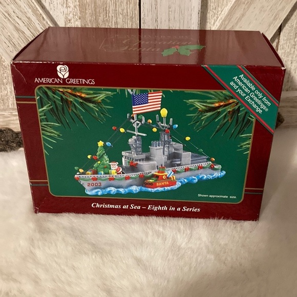 Vintage 2003 American Greetings Christmas at Sea—Eighth in a Series Ornament - Picture 3 of 11